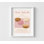 French Patisserie, reproduction d'art, pastels Macaron (décoration murale encadrée)