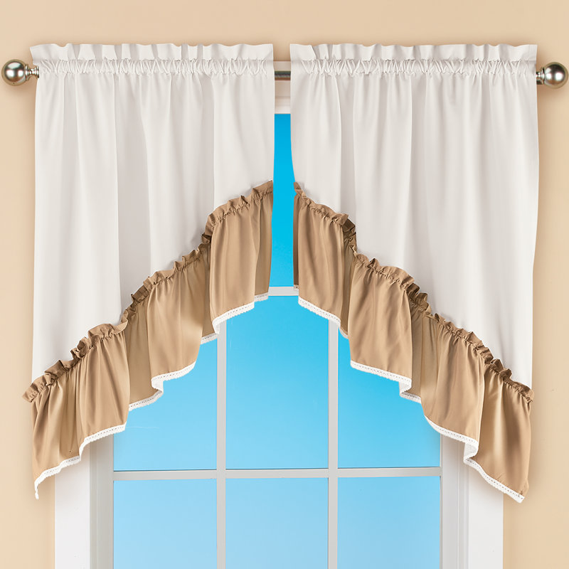 Cantonnière 40 po Gilberton, Taupe