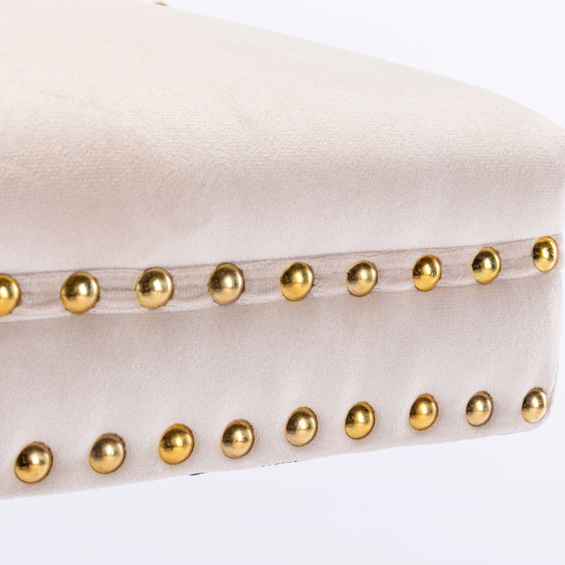 Tabourets de bar modernes en cuir avec siège réglable et dossier confortable (2, pour la maison), Beige