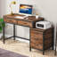 Bureau réversible de 51 po de largeur avec tiroirs-2079199041