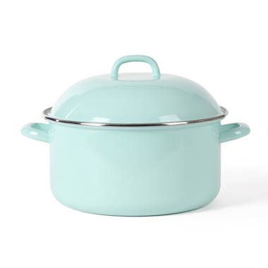 Legacy by MasterPRO - 2 Qt Legacy Enamel Cast Iron Dutch Oven, Blue