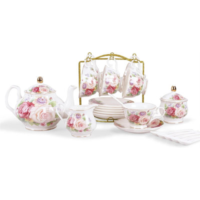 European porcelain coffee set