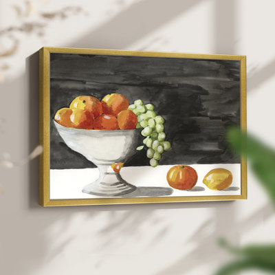Watercolor Fruit Bowl II -Framed Print - Restickable