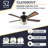 Glenmont 52'' Ceiling Fan with Light Kit