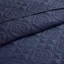 Couvre-lit bleu marine 3 pièces pour lit double / grand - housse en microfibre, rembourrage 100%, lavable à la machine, coquille de style, rembourré, slovène-120944591-120944596