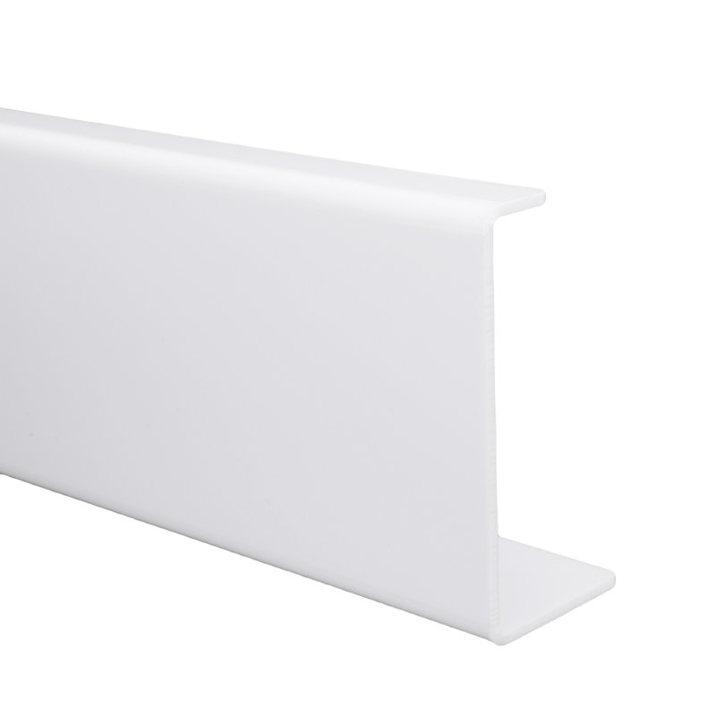 Ensemble de 2 tablettes murales verticales suspendues en acrylique 12 pouces pour plantes d'intérieur de jardin, White