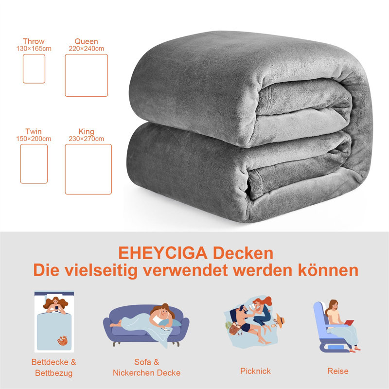 Esperance Throw Blanket, European Double (140 x 200cm)
