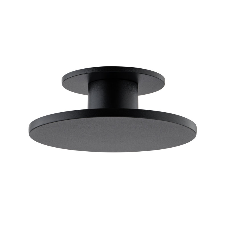Twist-N-Lite 8" LED 5-CCT Selectable Indirect Semi-Flush Mount, 2700K/3000K/3500K/4000K/5000K, Black