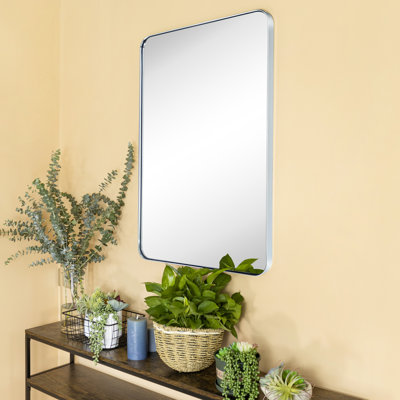 Javeion Stainless Steel Rectangle Mirror
