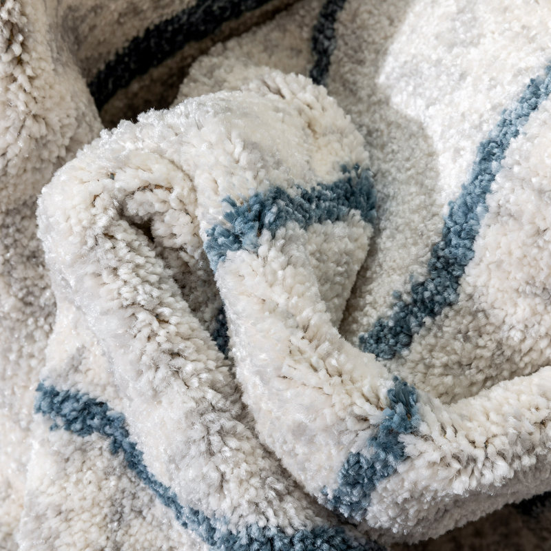 Serenity Geometric Synthetic Area Rug, Rectangle 120 x 160cm