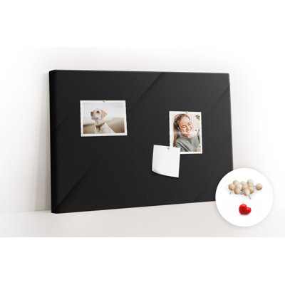 Wall Mounted bulletin board print home decor message pin boards decorative corkboard Dark wall