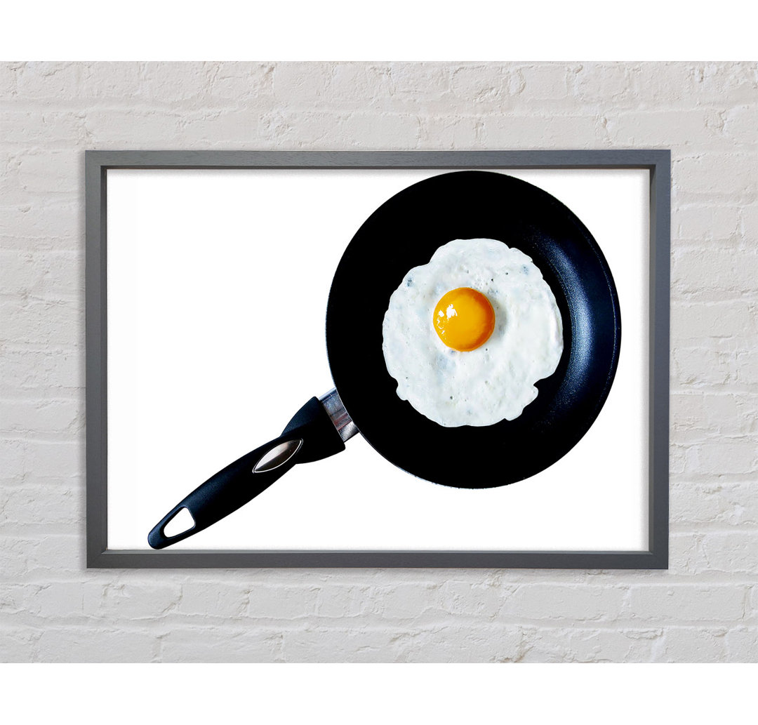 Gerahmtes Wandbild Fried Egg