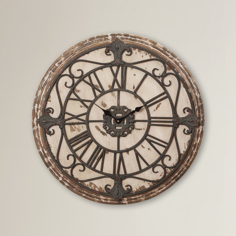 Holladay Solid Wood Wall Clock