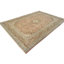 Tapis oriental traditionnel en saumon discret de conception unique 6 pi 5 po x 9 po