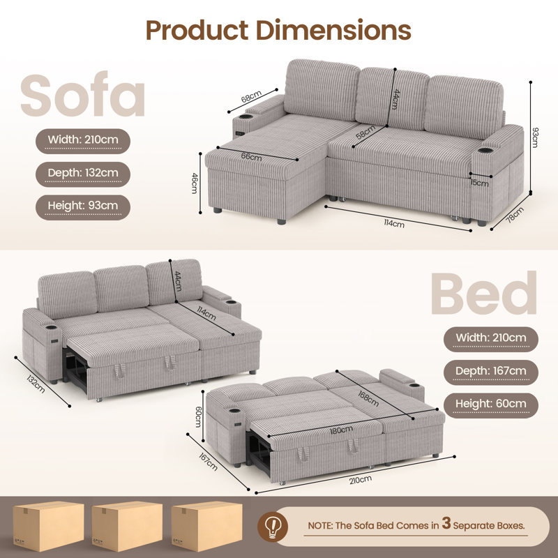 Velvet Sofa Bed