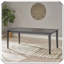 Table de salle à manger à pieds carrés Robuste, durable, élégante, pratique et polyvalente