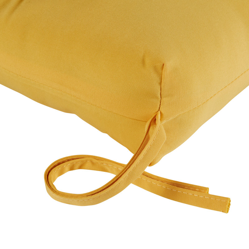 Shipton Outdoor Bench Seat Cushion, Sunbeam, 44" W x 17" D, 4"
