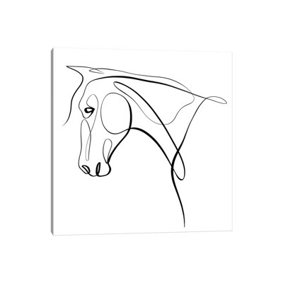 Horse III by Dane Khy - Wrapped Canvas Gallery-Wrapped Canvas Giclée