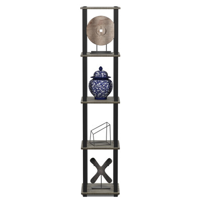 Delyth 57.7" H x 11.6" W Plastic Etagere Bookcase by Rebrilliant