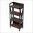 Bakers Rack 4-Level Open Shelves Steel &amp; Wood Classic Farmhouse 56.3'' H x 25.6'' L | Steel,Wood | Classic