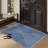GLN Rugs Contemporary Collection - Machine Washable Modern Area Rug, Contemporary Washable Rug, Non Slip Area Rug, Abstract Living Room Rug, Bedroom Rug, Bathroom Rug (Blue Rug)-259992390
