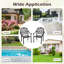 Amiko Stackable Outdoor Patio Dining Armchair