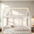Upholstered Daybed With Led Light Strips-1316371708