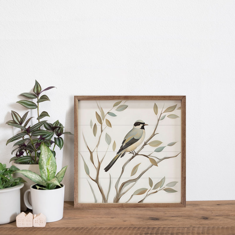 Solo Bird On Branch