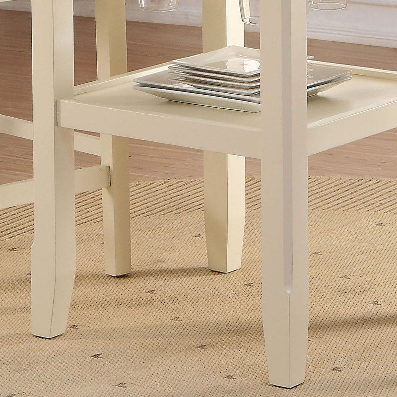 2-Shelf Counter Height Table