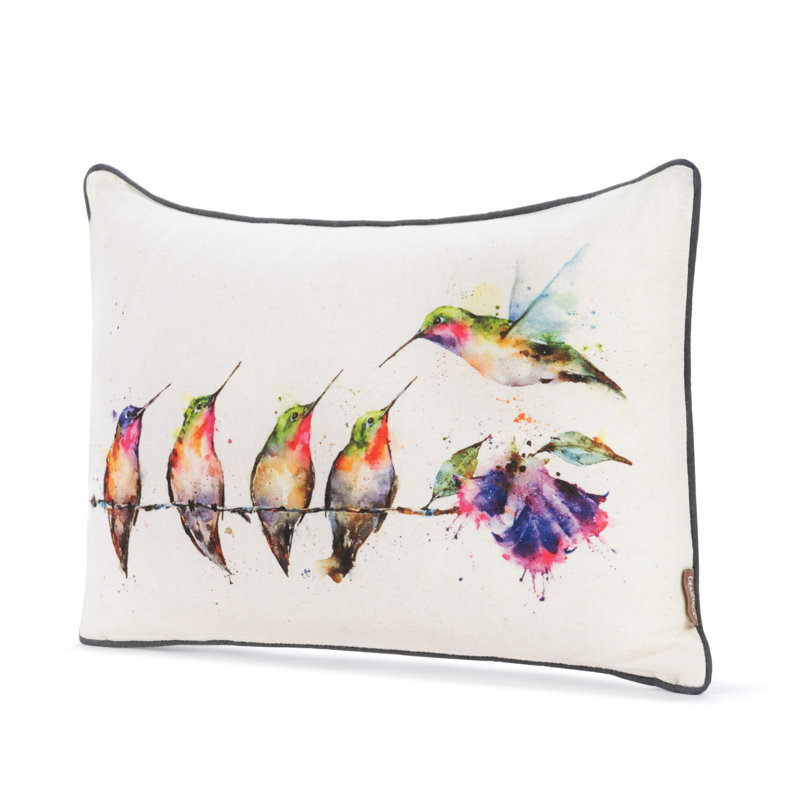 Cotton Blend Throw Pillow