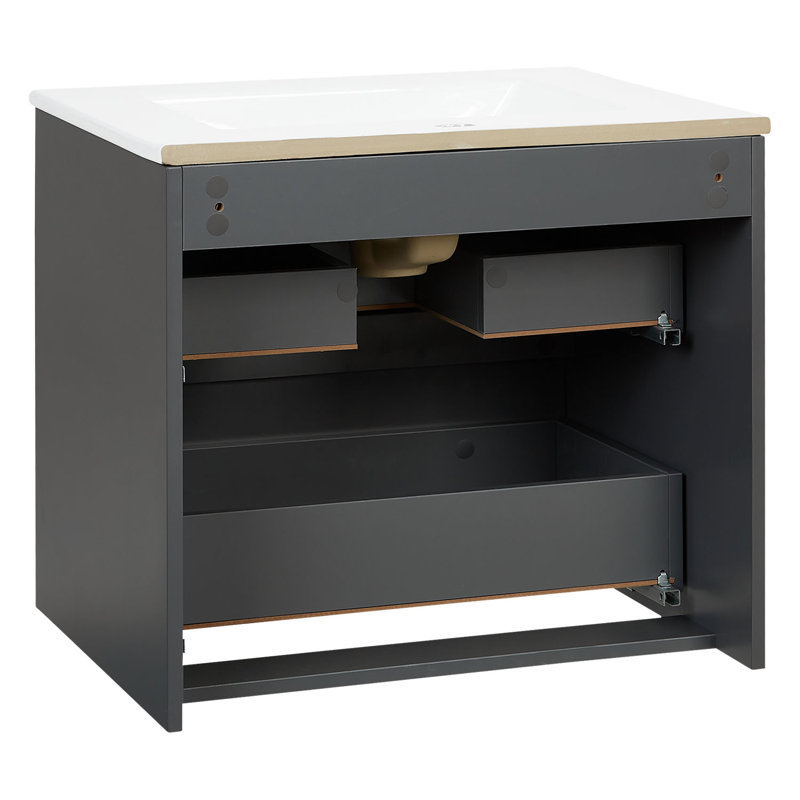 Amogh 610mm Wall Mounted Single Vanity