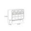 Commode d'appoint courbée en acier inoxydable-214674665