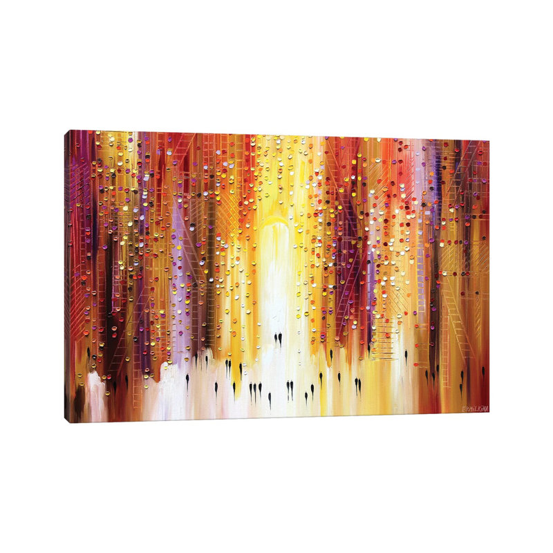 Manhattanhenge 1 Piece Wall Art on Canvas, 66.04 cm H x 45.72 cm W x 1.91 cm D, Wrapped Canvas