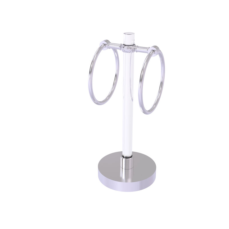 Porte-serviettes de comptoir Margolis, Chrome satiné