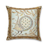 The Met x Ann Gish Divani Peacock Peacock Pillow