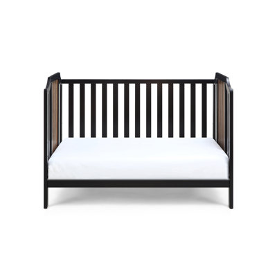 Brees Island 3In1 Convertible Crib Black/Brownstone