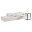 Boneless L shaped Modular Sectional Sectional Sofa with Side Table-1187441125