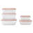 IMUSA 10 Piece Set Glass Rectangular Food Container