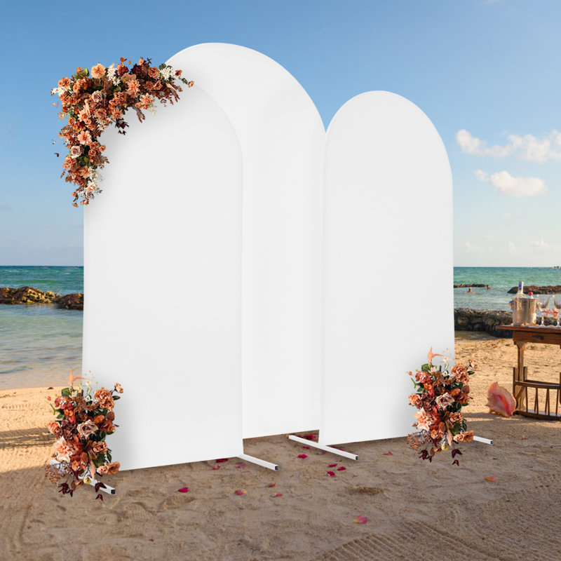 Ensemble de 3 supports en métal, Blanc