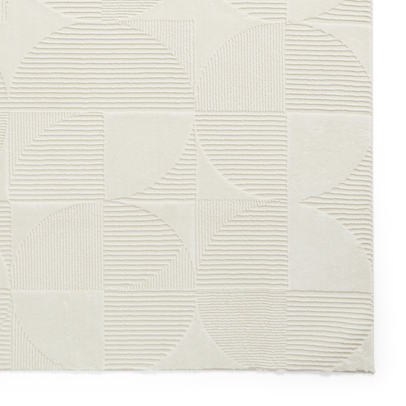 CL - Retro Circles Cream - 120 x 170, Rectangle 120 x 170 cm