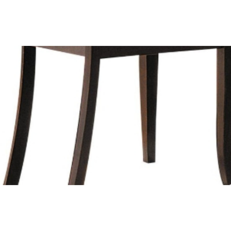 Ensemble de 2 chaises d'appoint avec pieds en bois