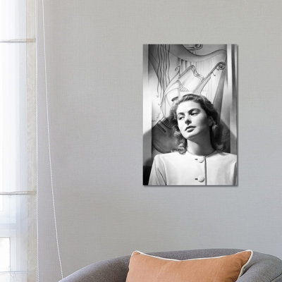 Ingrid Bergman (1915-1982) - Wrapped Canvas Print