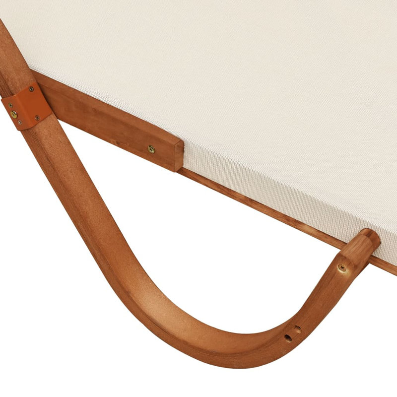 Chaise longue d'extérieur Donik, Blanc