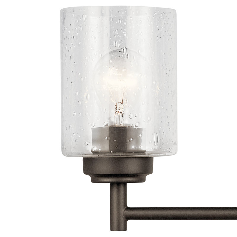 Éclairage pour salle de bain 4 lumières Winslow, Bronze vieilli