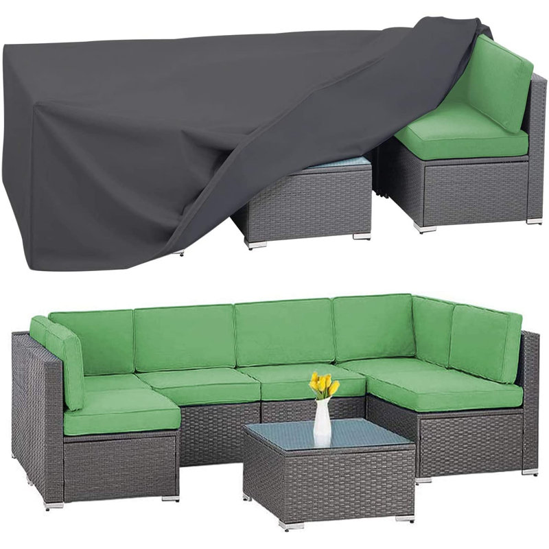 Housse respirante pour meubles de patio, Gris