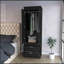 Armoire Alabama, une grande armoire, deux tiroirs