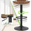 Chaises de bar pivotantes en cuir PU Moorebank-1166375743