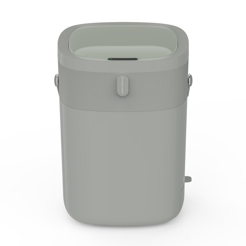 Ninestars Odor Shield Infrared Motion Sensor Trash Can 4 Gallon For Bedroom Office