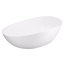 Baignoire autoportante en pierre de trempage 59,1 "x 30,7" Giotto
