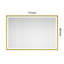 Miroir de salle de bain à DEL avec cadre en aluminium, miroir de meuble-lavabo mural, antibuée, mémoire, 3 couleurs, gradation continue-1212488462-1212488458